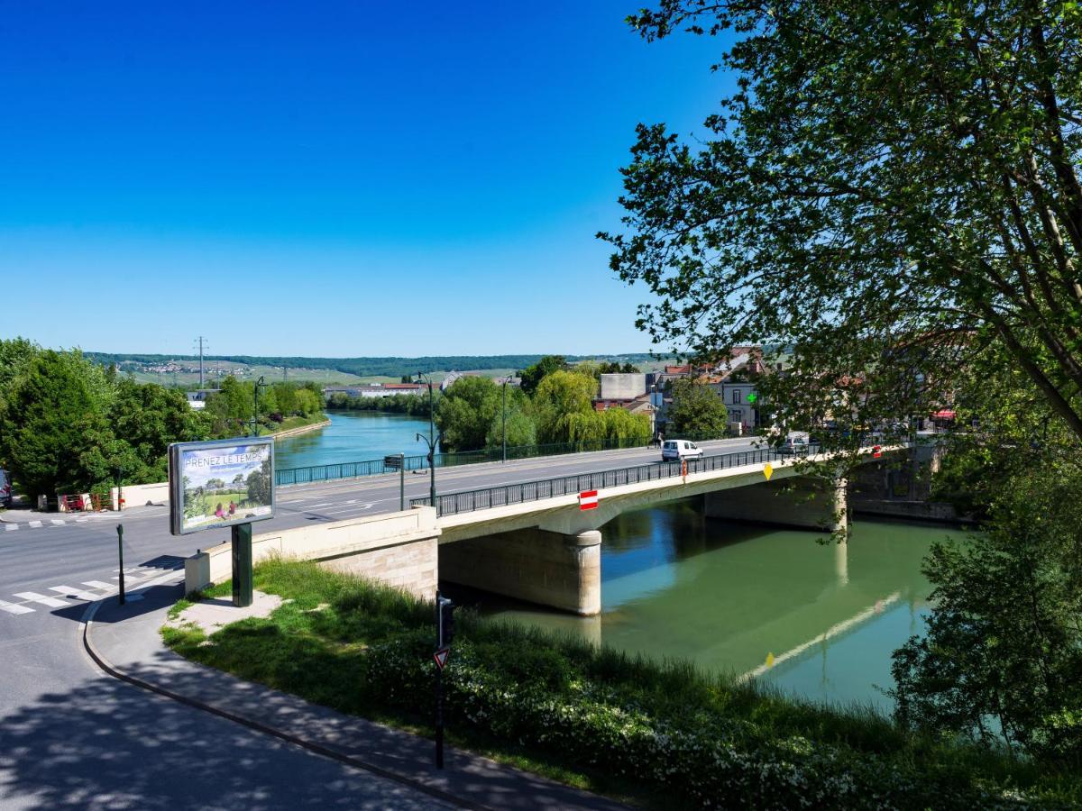 Escale A Epernay Bords De Marne Appt 2/4 Pers Apartment Bagian luar foto